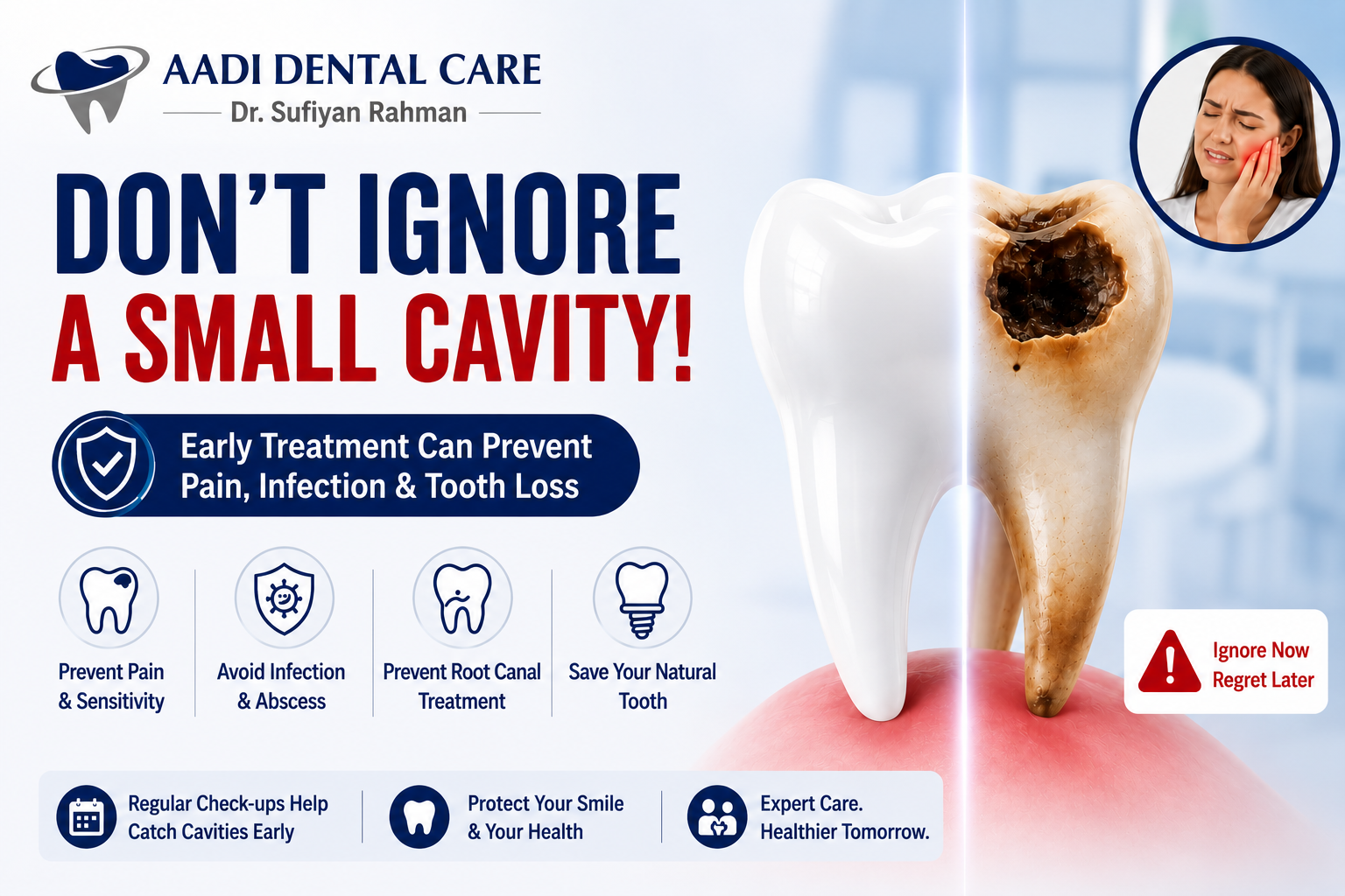 The Hidden Dangers of Delaying a Small Cavity: Why Early Treatment Matters